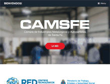 Tablet Screenshot of camsfe.org.ar